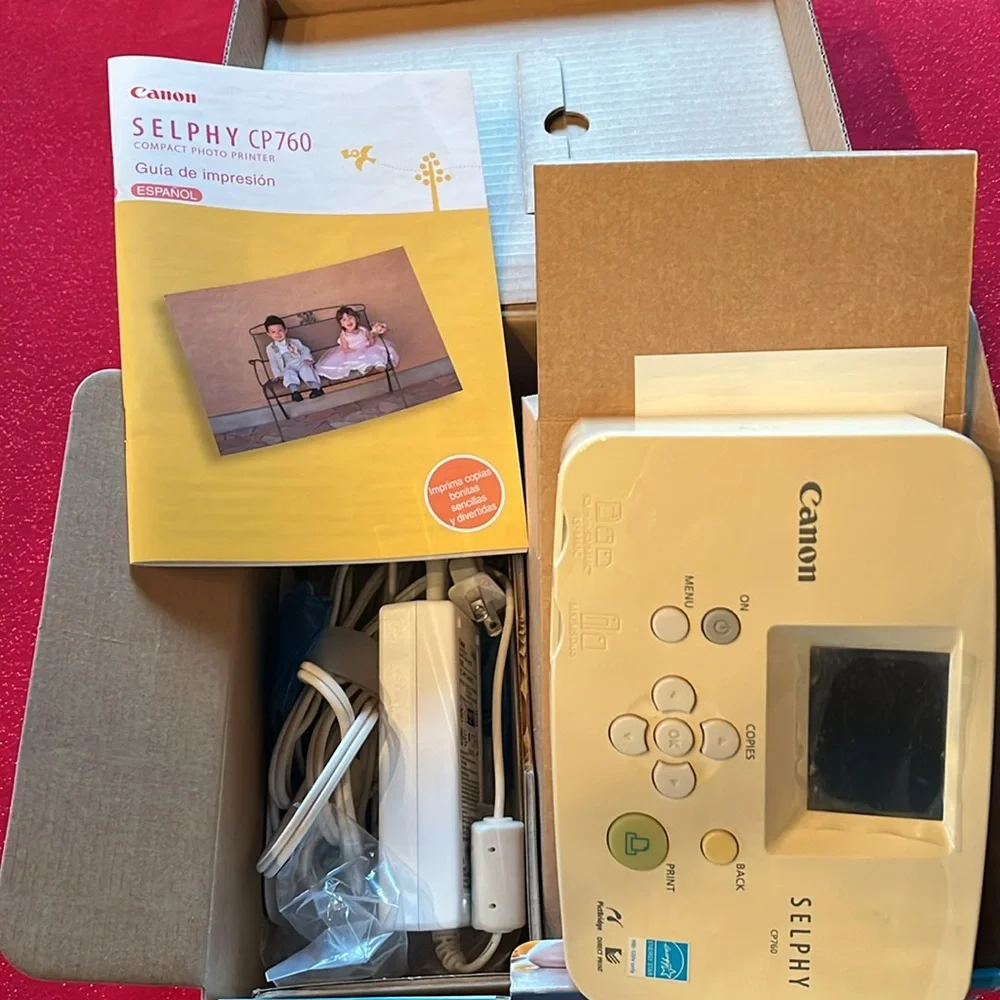 Canon Selphy CP760 Photo Printer, never used, in original box.
